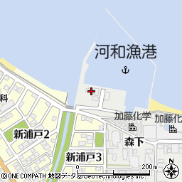 美浜町　漁業協同組合周辺の地図