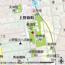 三重県伊賀市上野寺町周辺の地図