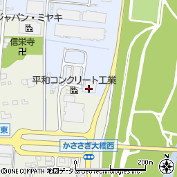 松阪興産株式会社　浜松工場周辺の地図