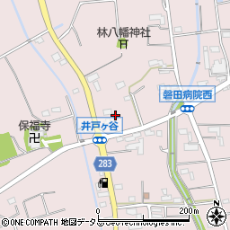 静岡県磐田市大久保390周辺の地図