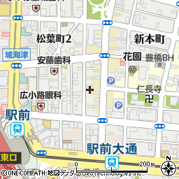 愛知県豊橋市松葉町1丁目95周辺の地図