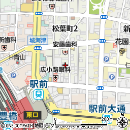 愛知県豊橋市松葉町1丁目39周辺の地図