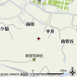愛知県知多郡美浜町野間平井周辺の地図