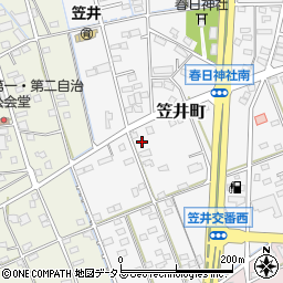 静岡県浜松市中央区笠井町1525周辺の地図