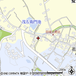 三重県津市安濃町田端上野592周辺の地図