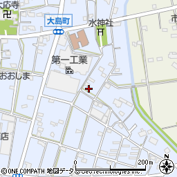 静岡県浜松市中央区大島町97周辺の地図