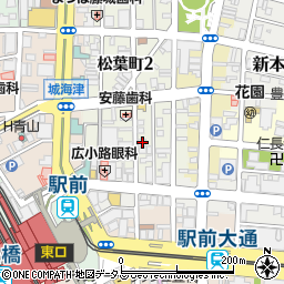 愛知県豊橋市松葉町1丁目51周辺の地図