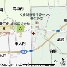 京都府木津川市加茂町岡崎久保垣内12-2周辺の地図