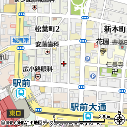 愛知県豊橋市松葉町1丁目80周辺の地図
