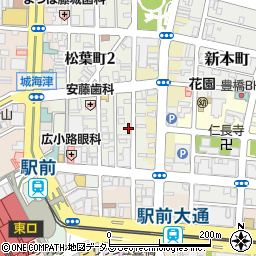愛知県豊橋市松葉町1丁目81周辺の地図