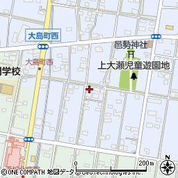 静岡県浜松市中央区大島町1321周辺の地図