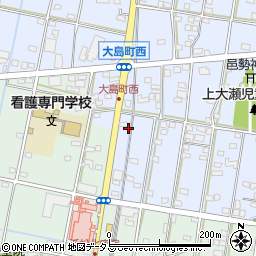 静岡県浜松市中央区大島町1424周辺の地図