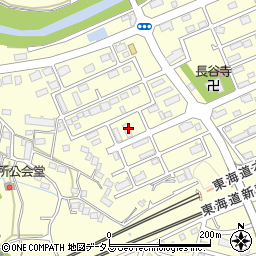 静岡県掛川市長谷2丁目23周辺の地図