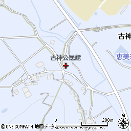 兵庫県神戸市西区神出町古神668周辺の地図