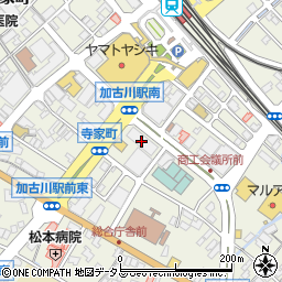 スーパーホテル加古川駅前周辺の地図