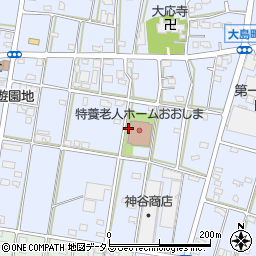 静岡県浜松市中央区大島町890周辺の地図
