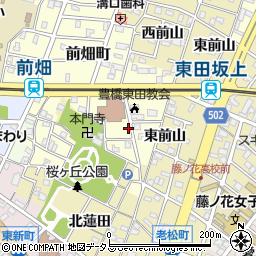 愛知県豊橋市前畑町168周辺の地図