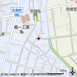 静岡県浜松市中央区大島町92周辺の地図