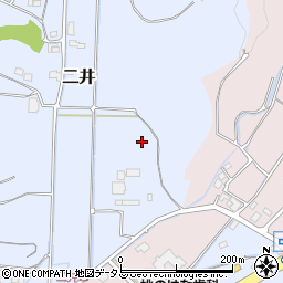 岡山県赤磐市二井周辺の地図