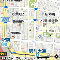 愛知県豊橋市松葉町1丁目96周辺の地図