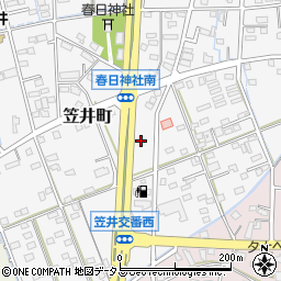 静岡県浜松市中央区笠井町1497周辺の地図