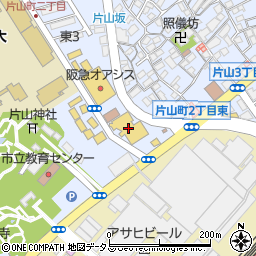 ユニクロ吹田グリーンプレイス店周辺の地図