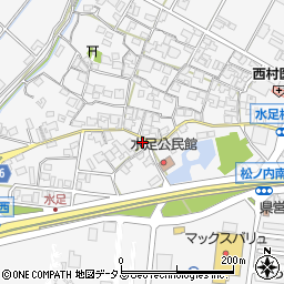 兵庫県加古川市野口町水足1176周辺の地図