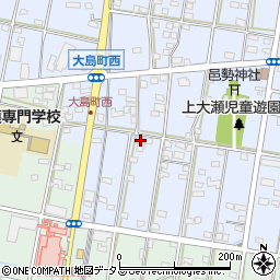 静岡県浜松市中央区大島町1388周辺の地図