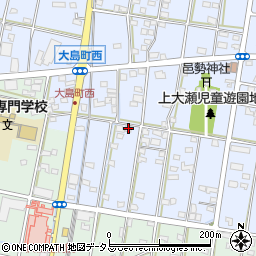 静岡県浜松市中央区大島町1389周辺の地図