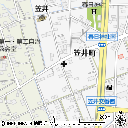 静岡県浜松市中央区笠井町1523周辺の地図