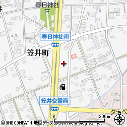 静岡県浜松市中央区笠井町1501周辺の地図
