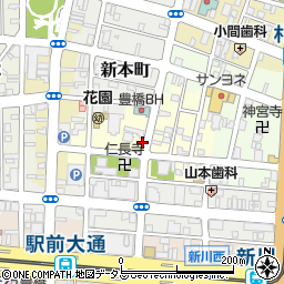 〒440-0895 愛知県豊橋市花園町の地図