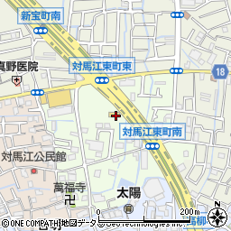 きん太寝屋川対馬江店周辺の地図
