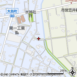静岡県浜松市中央区大島町81周辺の地図