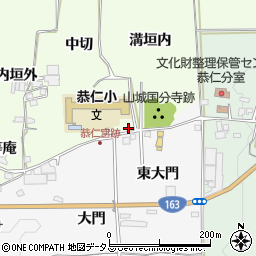 京都府木津川市加茂町例幣溝垣内周辺の地図
