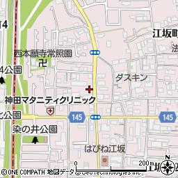 アイペック吹田江坂町第２駐車場周辺の地図