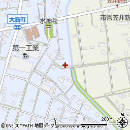 静岡県浜松市中央区大島町78周辺の地図