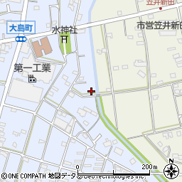 静岡県浜松市中央区大島町77周辺の地図