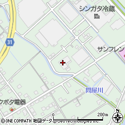 株式会社大川原紙器　吉田工場周辺の地図