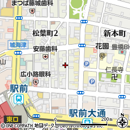 愛知県豊橋市松葉町1丁目79周辺の地図
