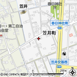 静岡県浜松市中央区笠井町1522周辺の地図