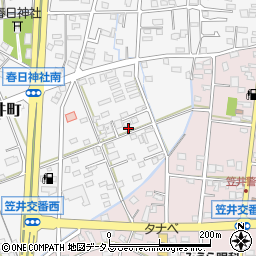 静岡県浜松市中央区笠井町1439周辺の地図
