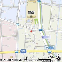 静岡県浜松市中央区豊西町1846周辺の地図