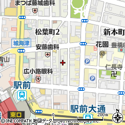 愛知県豊橋市松葉町1丁目65周辺の地図
