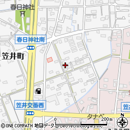 静岡県浜松市中央区笠井町1441周辺の地図