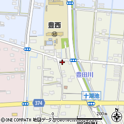 静岡県浜松市中央区豊西町1848周辺の地図