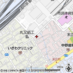 大阪府吹田市末広町1-3周辺の地図