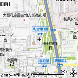 丸石園芸豊中営業所周辺の地図