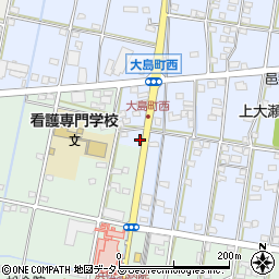 静岡県浜松市中央区大島町1528周辺の地図