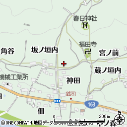 京都府木津川市加茂町銭司金谷周辺の地図